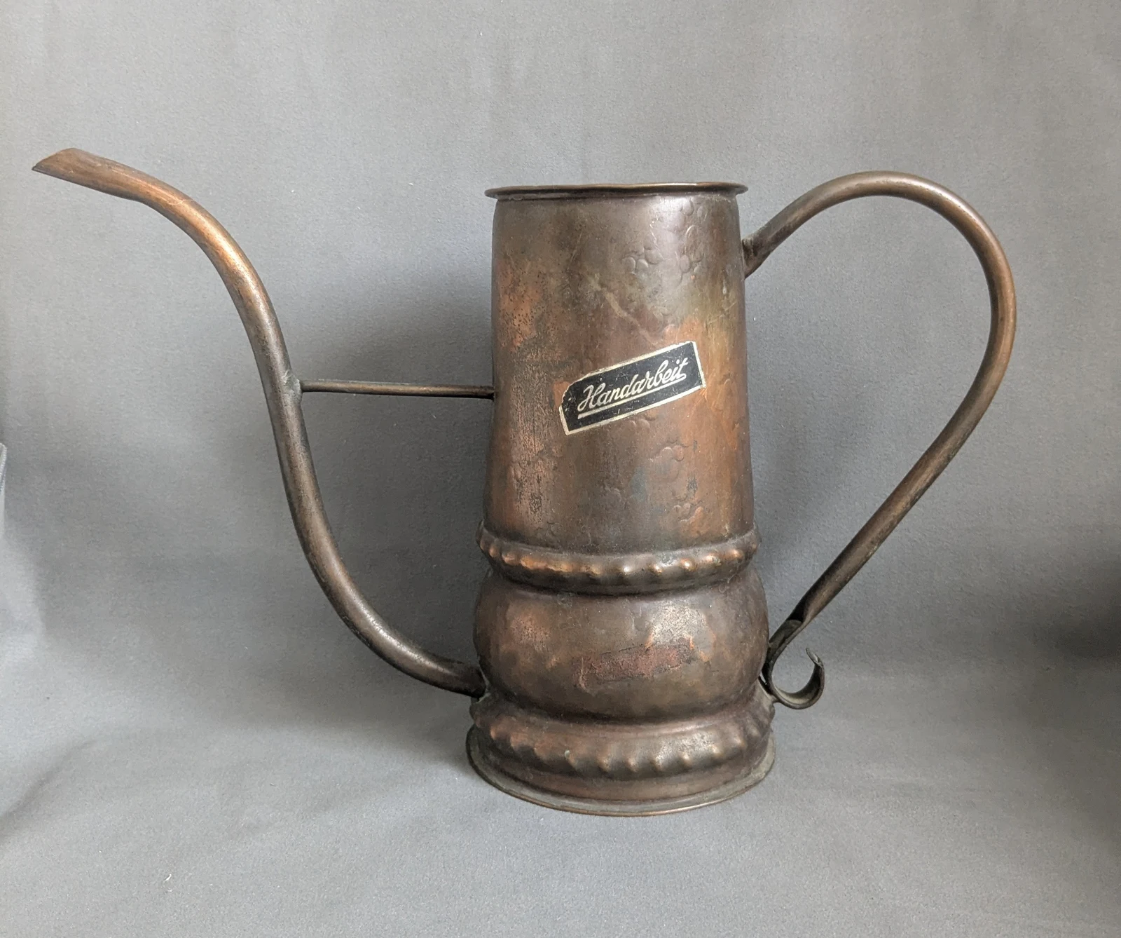 Vintage Kupfer Gießkanne Handarbeit 18cm Gooseneck Kanne Retro Deko Barista