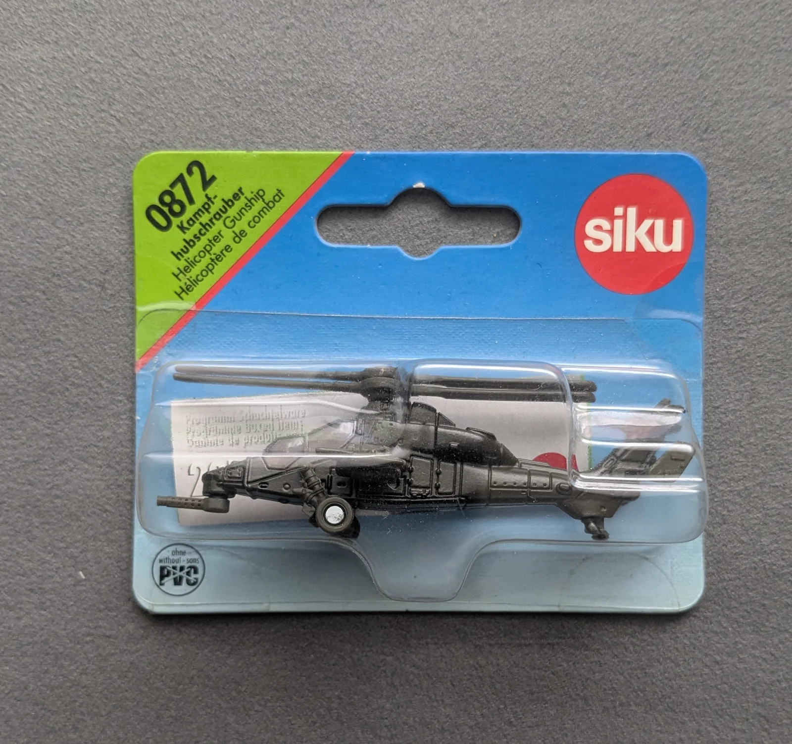 SIKU 0872 Kampfhubschrauber Militär Hubschrauber Neu OVP