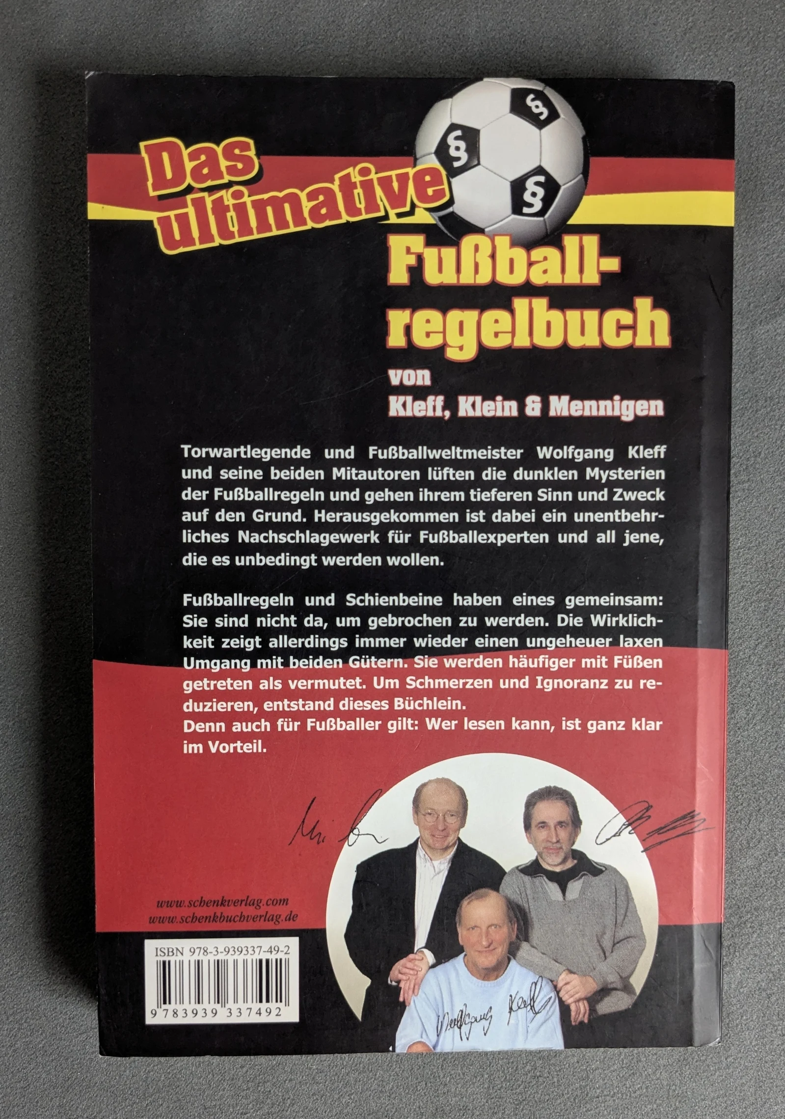 Das ultimative Fußballregelbuch – Kleff, Klein & Mennigen | Fußball Regeln Buch