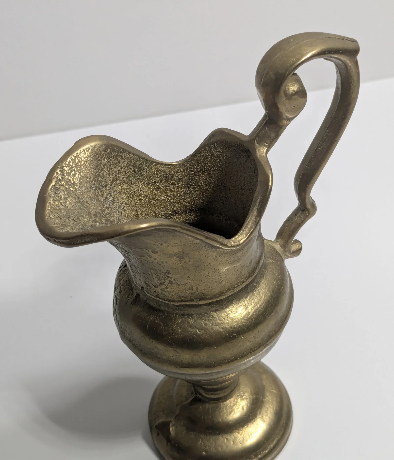 Messing Kanne Krug Amphore Deko Gefäß